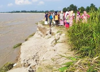 बर्दियाको राजापुरक्षेत्र नदी कटानको चपेटामा