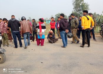 टीकापुरमा मोटरसाइकल एक–आपसमा ठोक्किए, एकको अवस्था गम्भिर