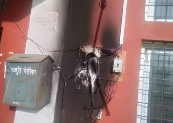 सत्ती भन्सार खक्रौलामा आगलागी