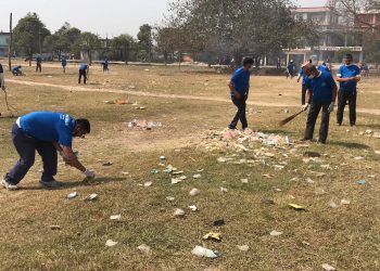 टीकापुरमा सरसफाइमा जुट्यो, कर्णाली सुपर यातायात