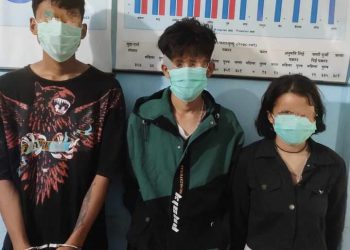 लागु औषध (खैरो हेरोईन) सहित ३ जना पक्राउ