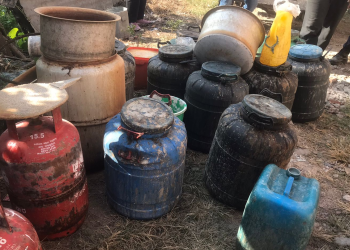 कैलालीको अत्तरियामा अवैैध मदिरा नष्ट