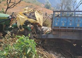 अछाममा ट्याक्टर दुर्घटना हुँदा दुई जना घाइते