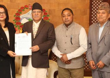 रञ्जितासहितका जनप्रतिनिधिद्धारा प्रधानमन्त्रीलाई ज्ञापनपत्र