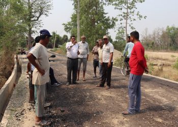 कमसल सामाग्री प्रयोग गरेर सडक बनाउन माहिर ठेकेदार लखेटिए