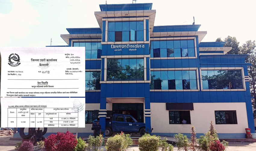 कैलाली जिल्लामा एक महिनामा लागूऔषधसहित ५०जना पक्राउ